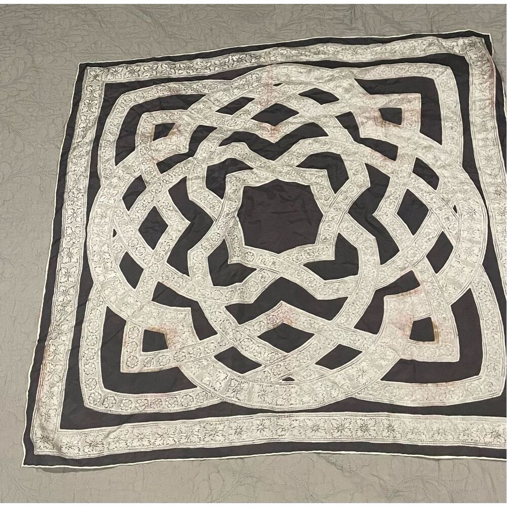 Celtic Pattern Vintage Scarf Soft